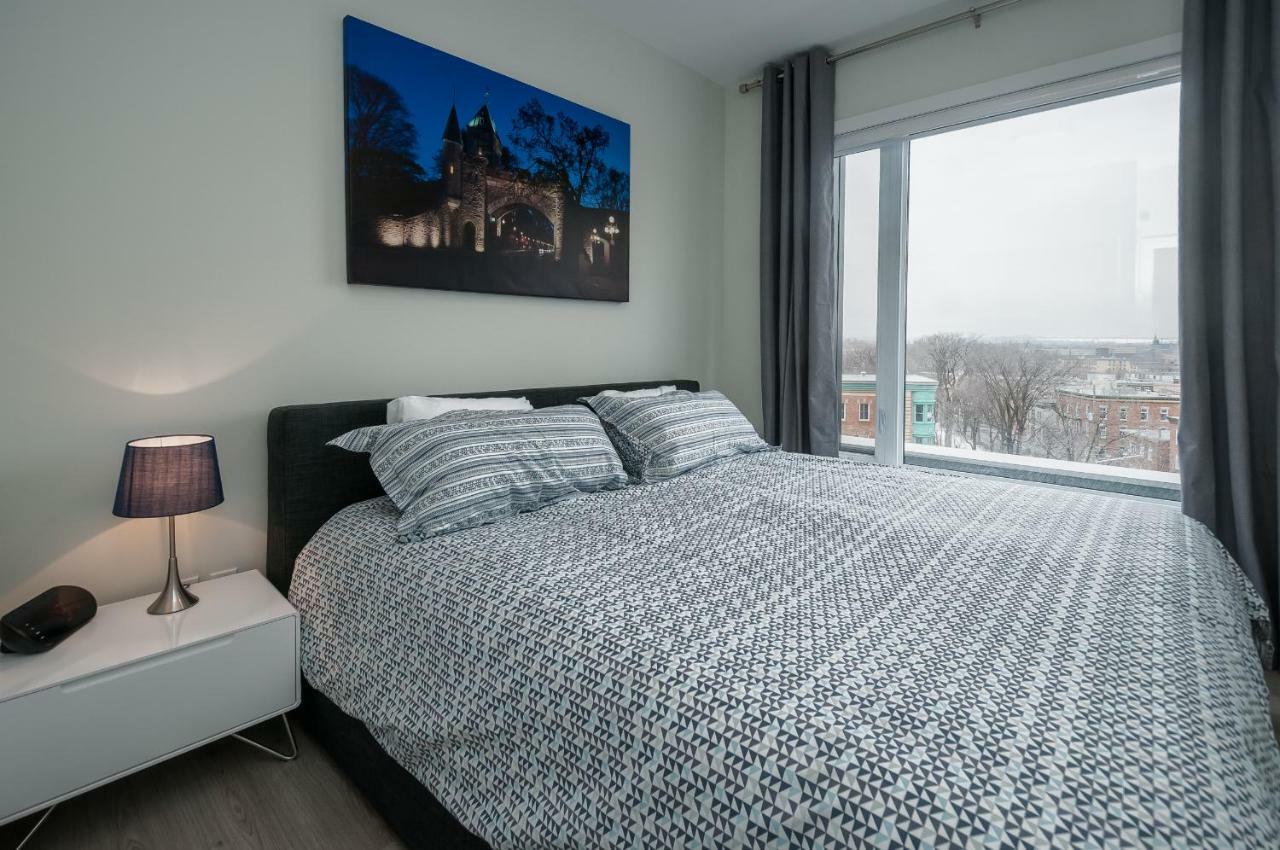 Ferienwohnung Penthouse On Charest - With Parking And Gym Québec Exterior foto